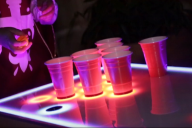 Vue d’ensemble d’un atelier Beer Pong Digital organisé par MadCityZen. | © MadCityZen